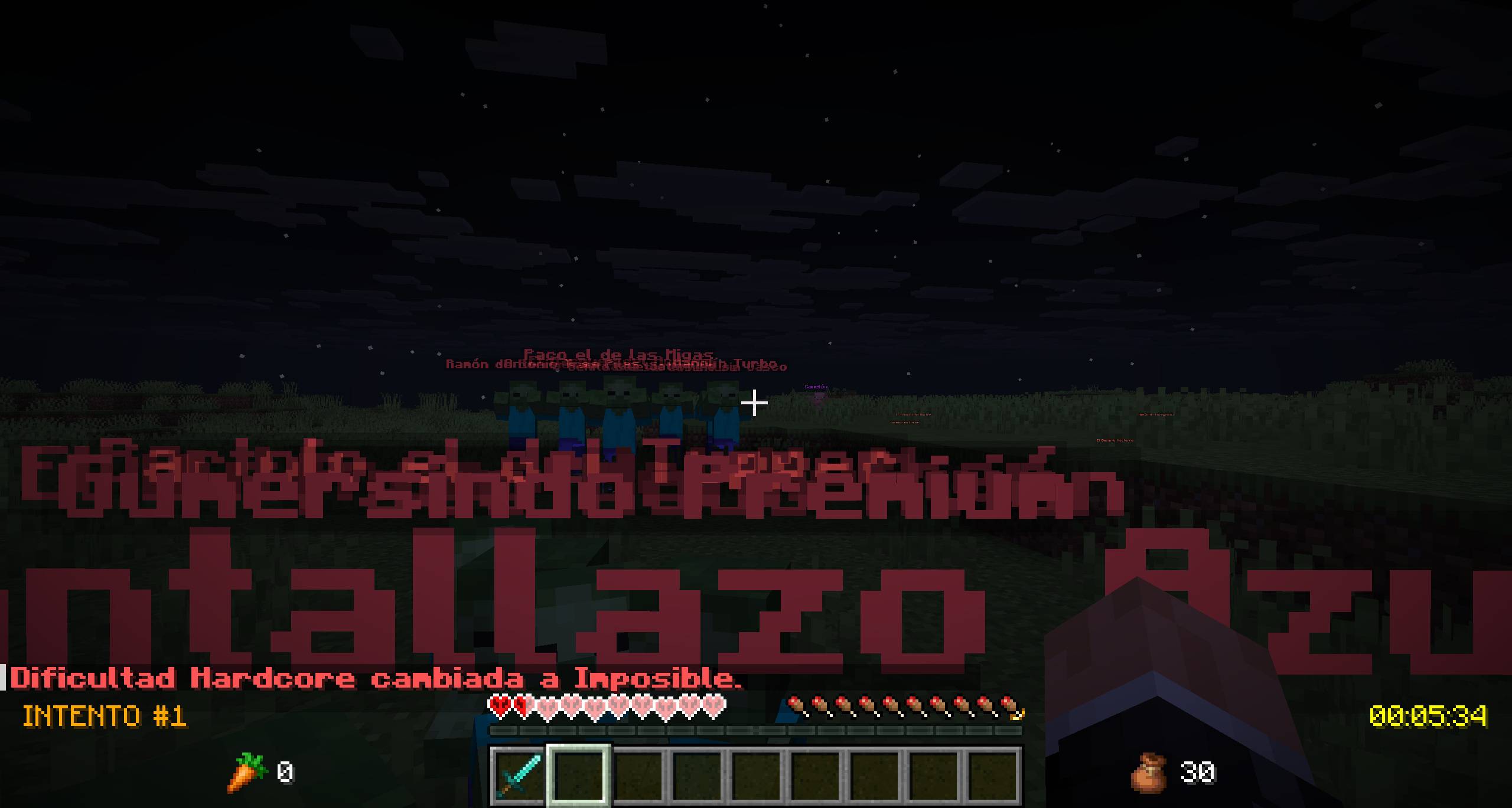 Face relentless hostile mob spawning and dangerous enemy groups in the Overworld and Nether.