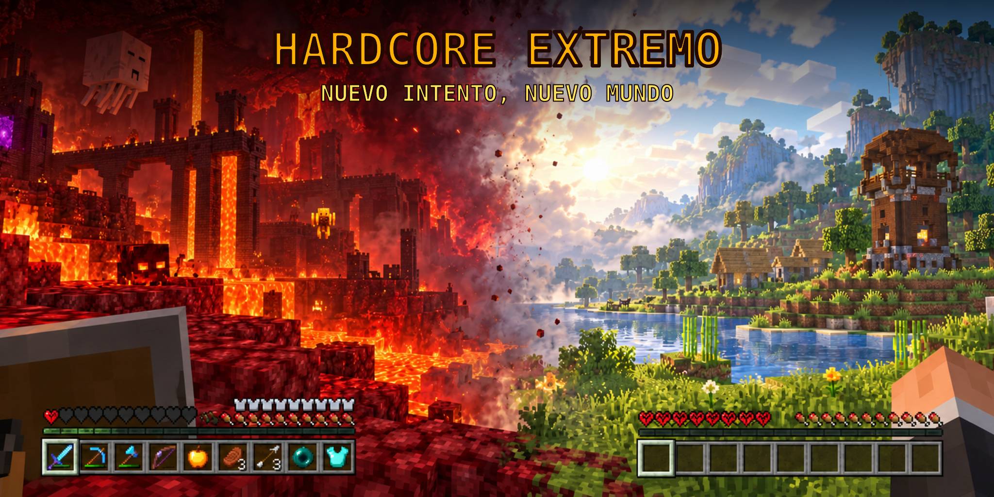 A cooperative hardcore challenge where every death ends the run. New attempt, new world.