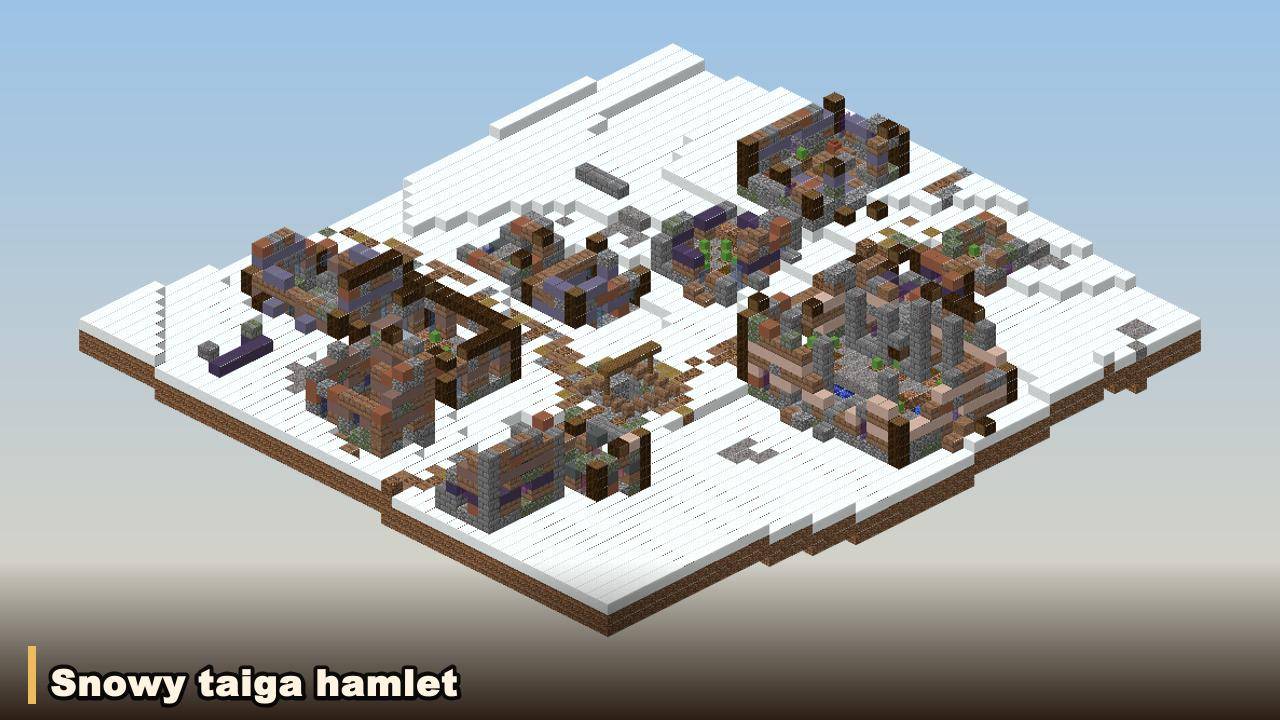 Snowy taiga hamlet