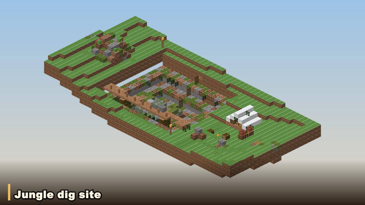 Jungle dig site