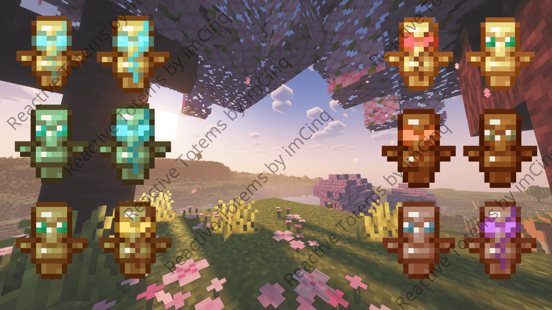 Some totems are locked behind the full mod, which can be found in the description.