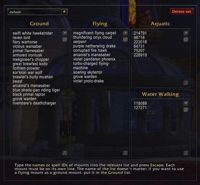 Legacy interface
