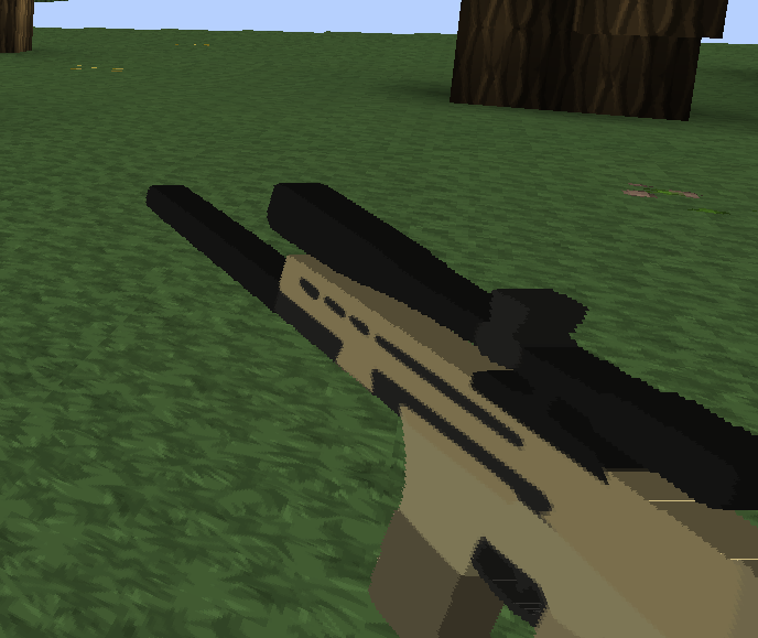 SCAR Rifle With Scope