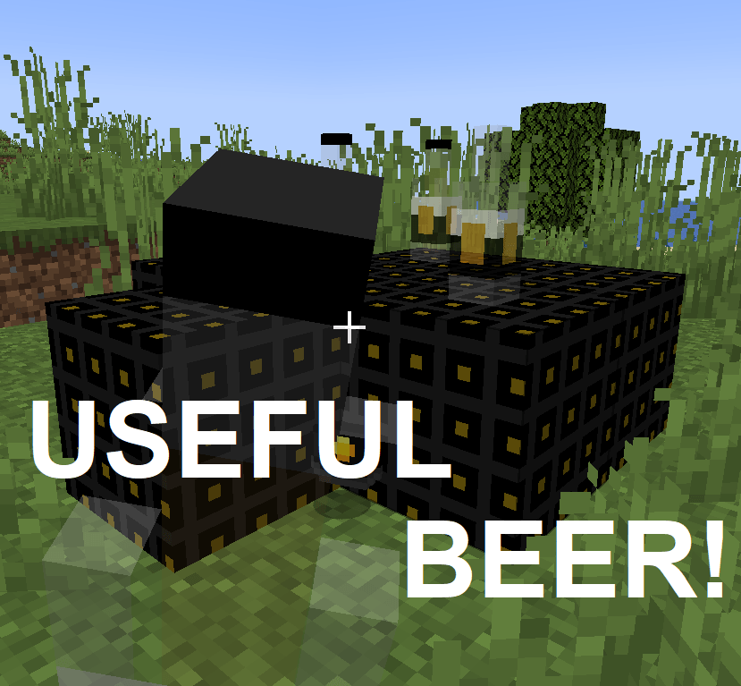 In this mod you can craft and consume Beer - it heals you and makes you drunk, then you can use the bottle as a fragile but dangerous weapon, and collect the bottlecaps to showcase your addiction! (Notice: we do not condone alcoholism and violence!)