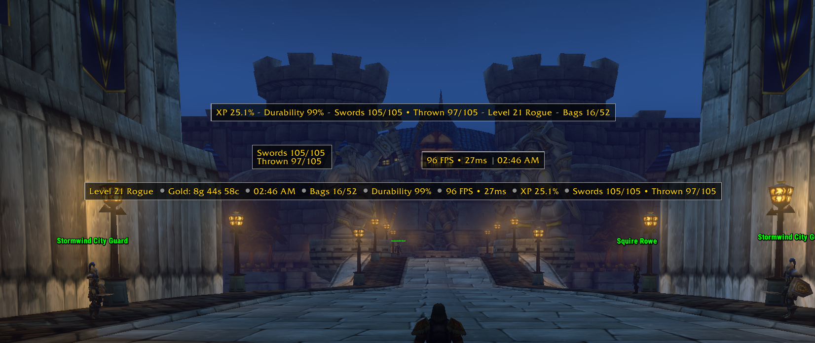 Thumbnail Multiple hudcraft groups configured with different modules, layouts, and separators.