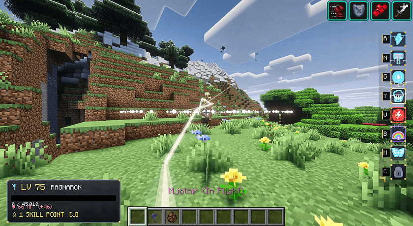 Thumbnail Send Mjolnir flying toward your enemies.