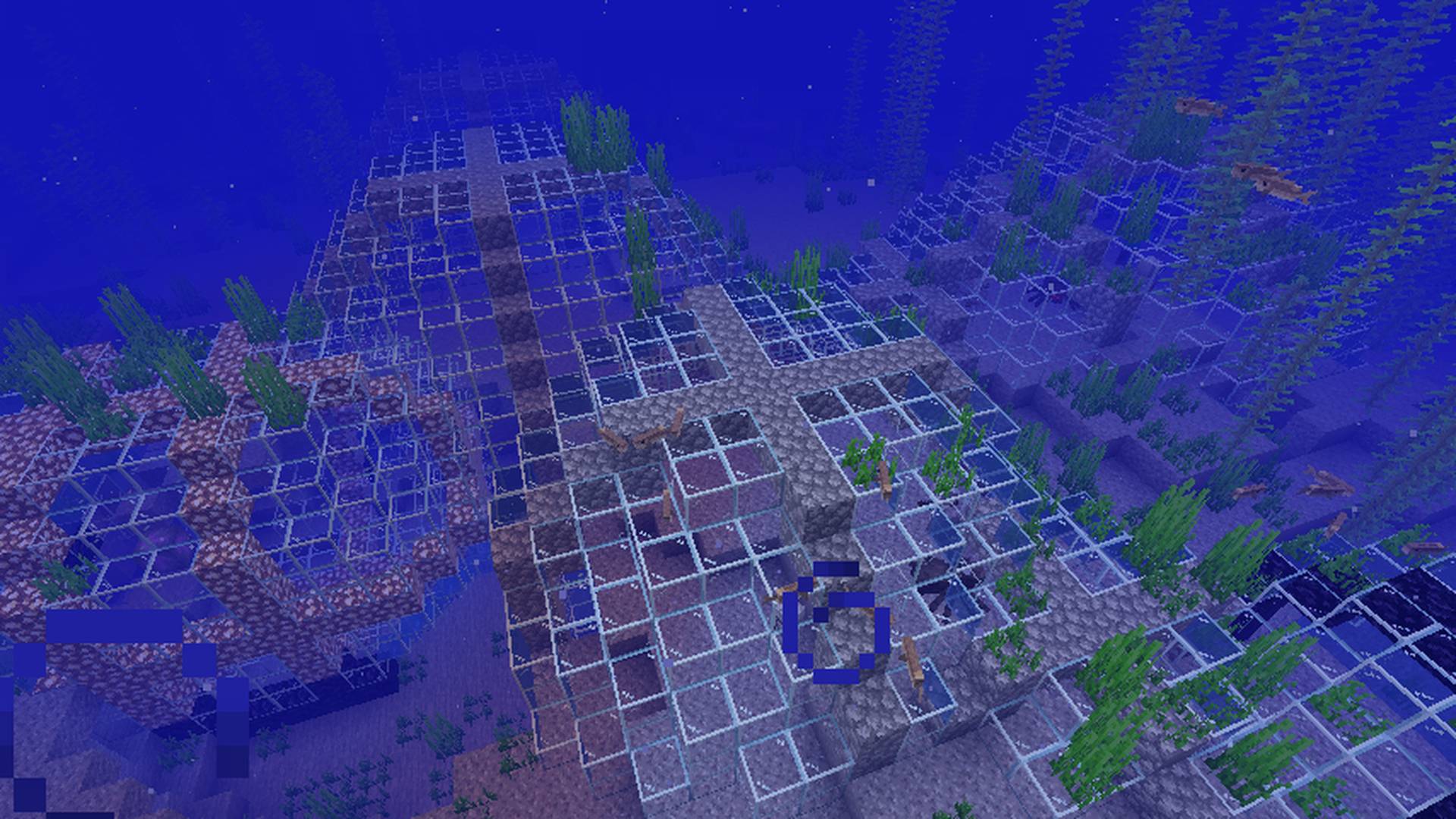 Thumbnail A glass water dome on the ocean floor.