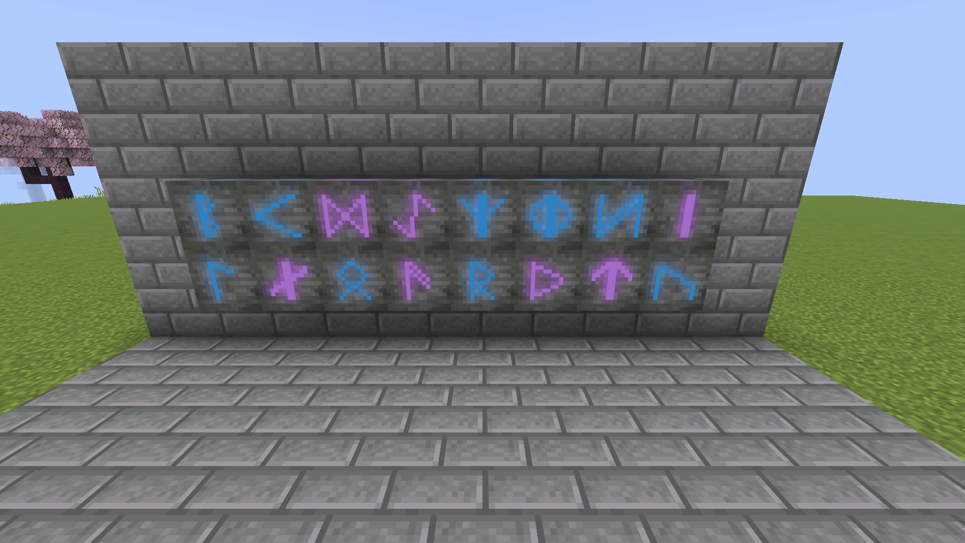 Thumbnail All sixteen runes. Many structures hold one, and each gives an effect when you stand on it or use it.