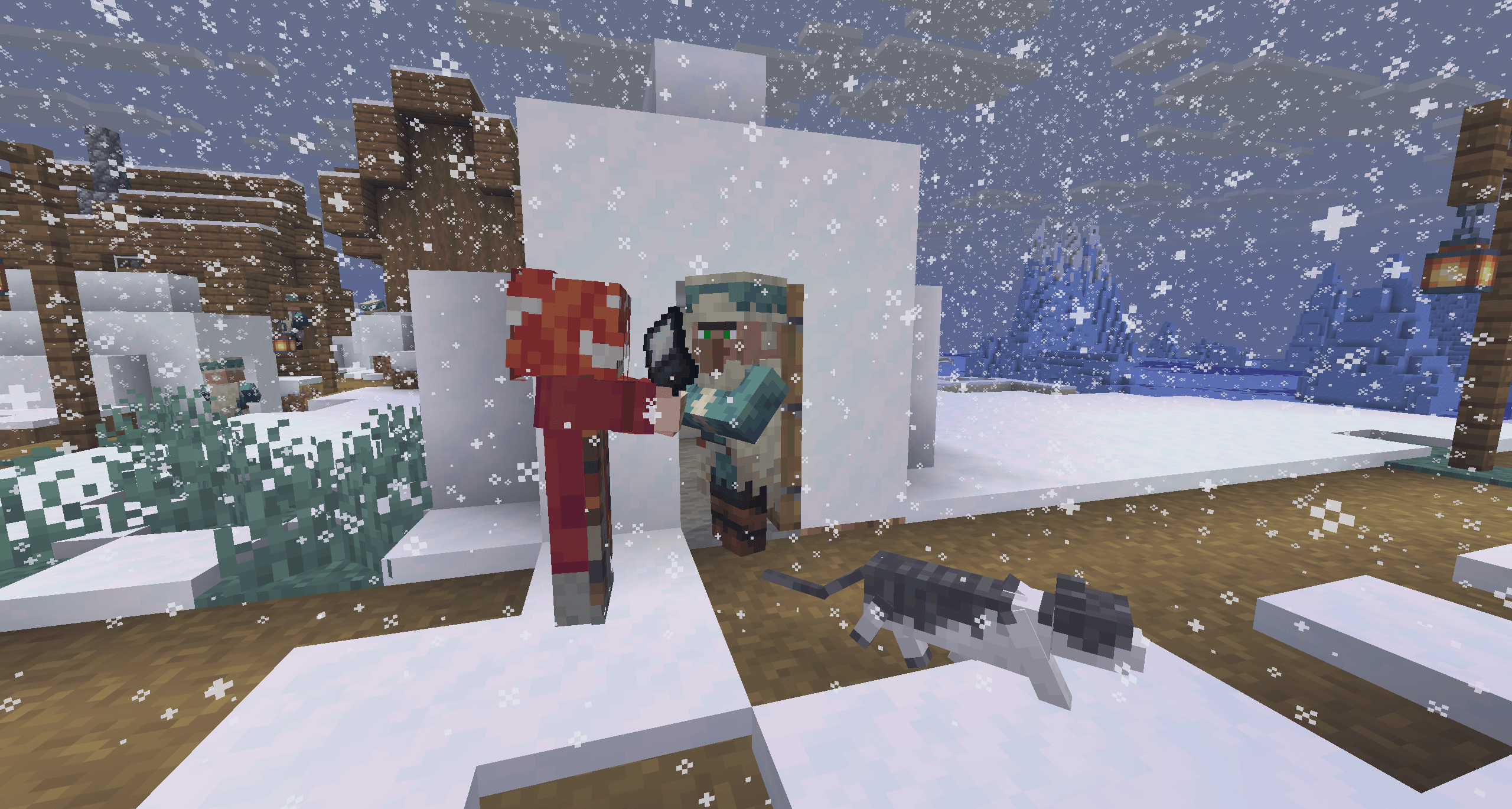 Thumbnail Pretend to be your favorite players, even if you have a lack (lots) of friends you can still use the Psychic Paper to get cheaper trades with Villagers.