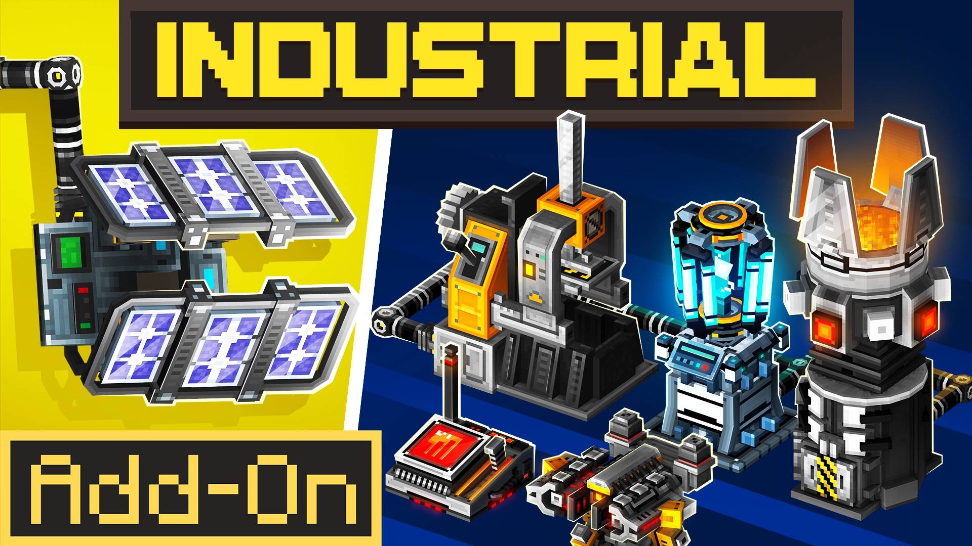 Thumbnail Machines, robots, vehicles and space travel for Minecraft Bedrock.