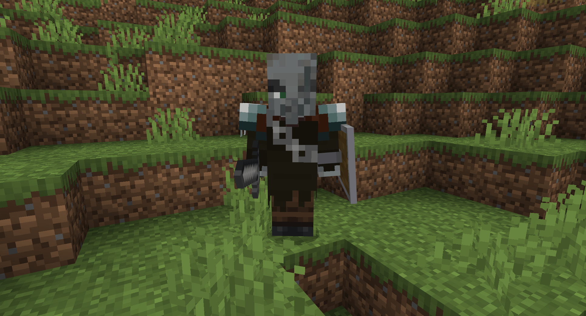 Thumbnail A heavy warrior with a sword and a large shield. Break his guard first, then strike.