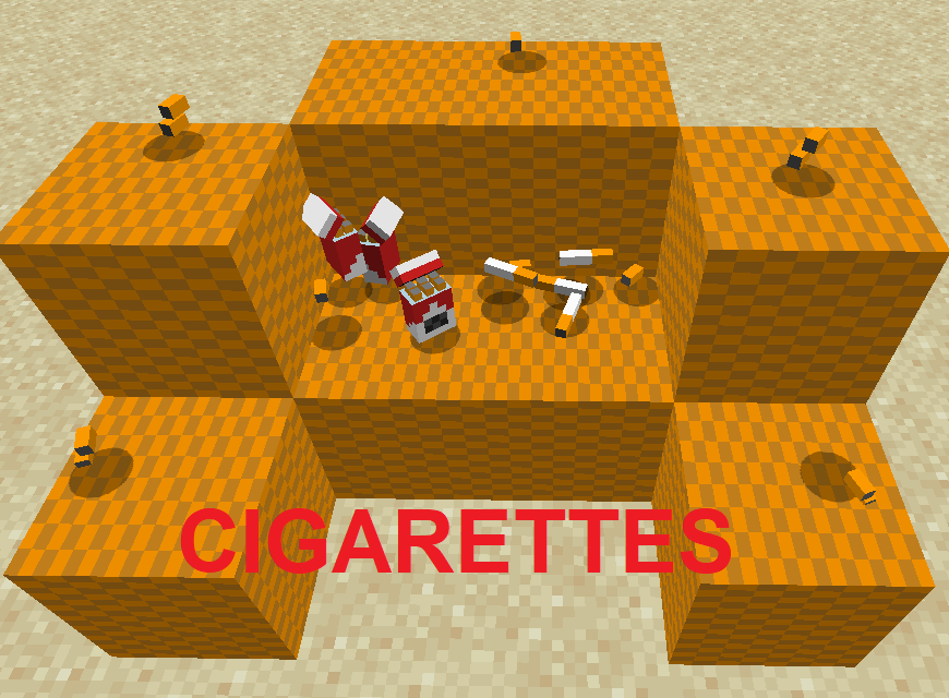 Thumbnail Cigarettes can be crafted and used for a short period of Haste, however, they damage you! (Notice: we do not condone smoking, it is bad for your health)