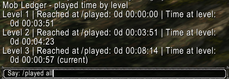 Thumbnail Tracked /Played Data that is recorded in the addon!
