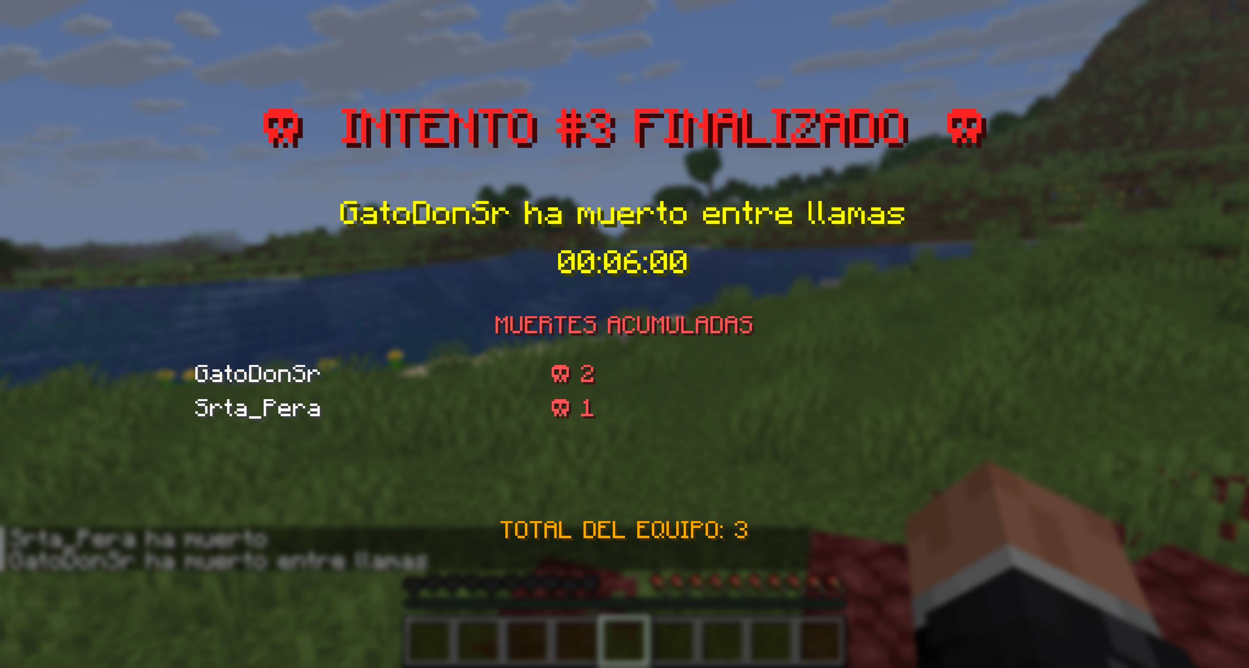 Thumbnail If one player dies, the attempt ends for the entire team and the final statistics are displayed.