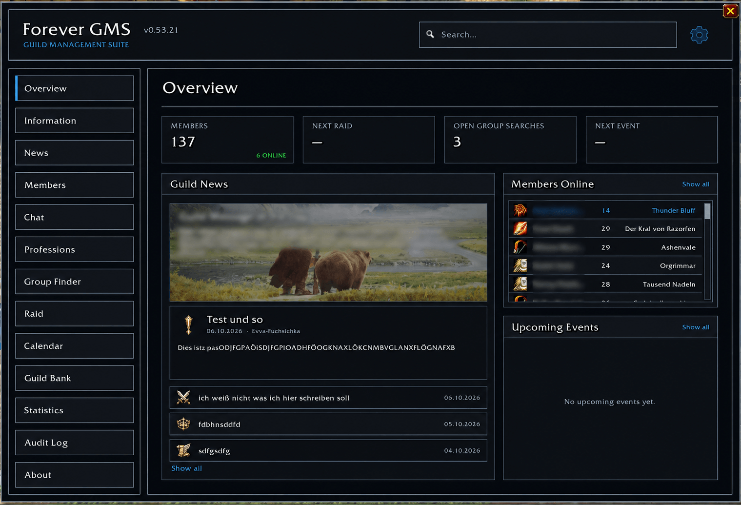 Thumbnail All important things on your Overview Page