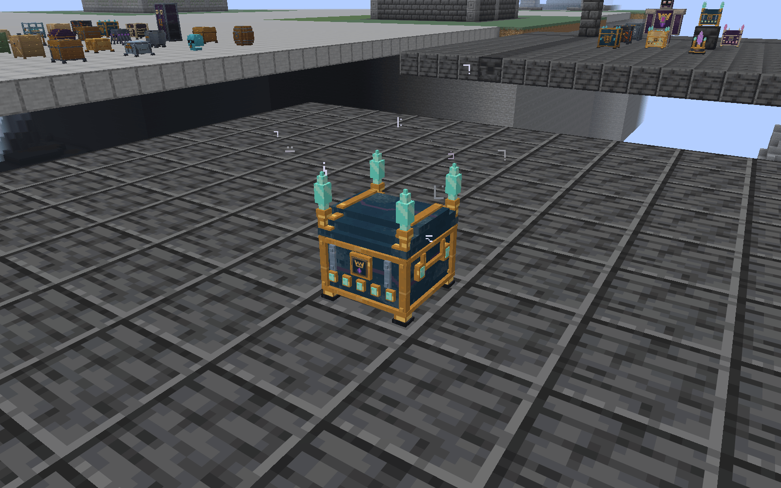 Thumbnail The pirate ark has nautical straps, carry handles, bronze fittings and turquoise runes. Its waves and rewards favor raiders and maritime treasure.