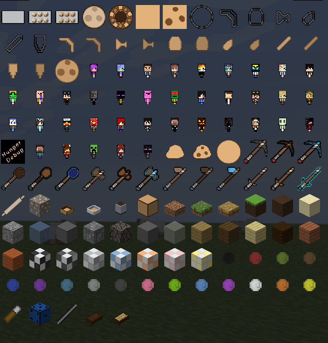 All items/blocks