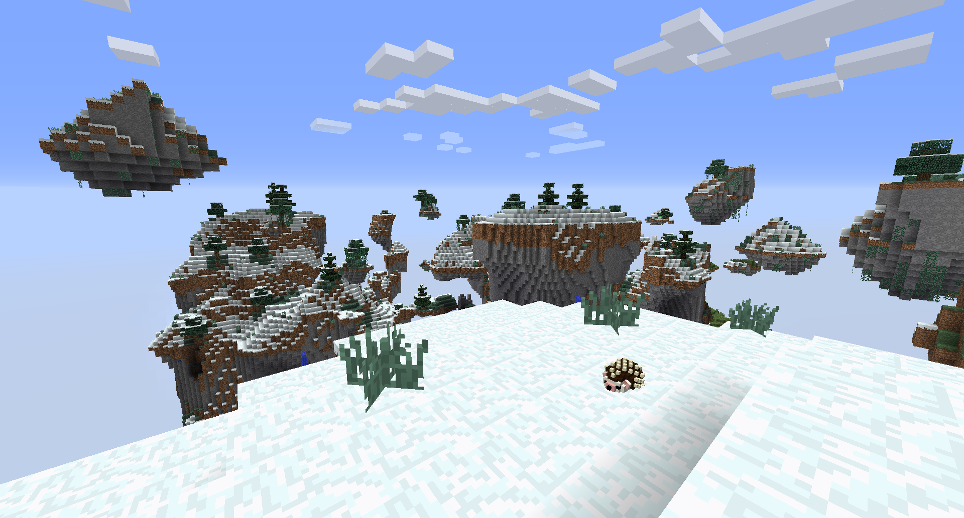 Snowy islands