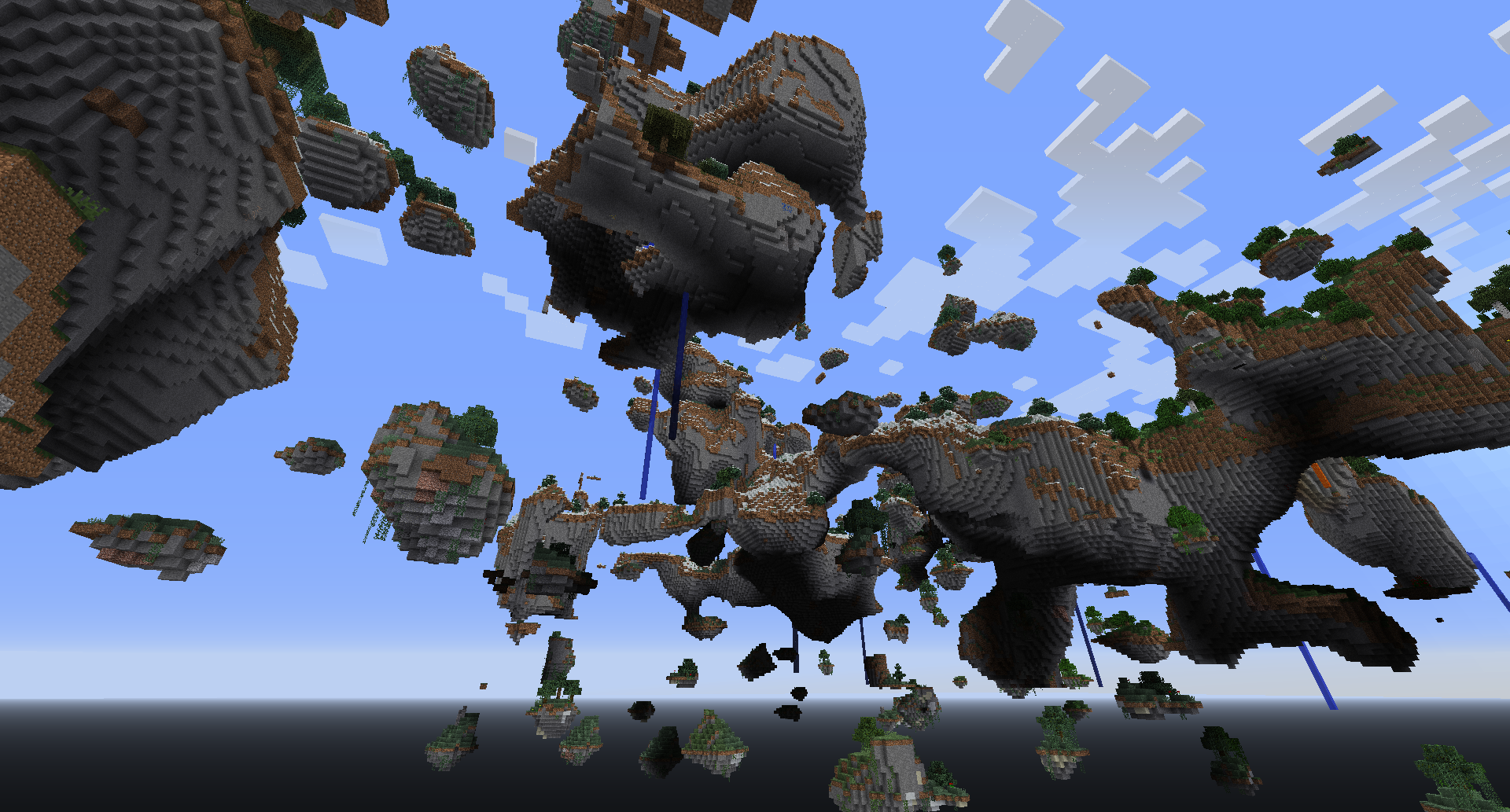 Massive floating landscape