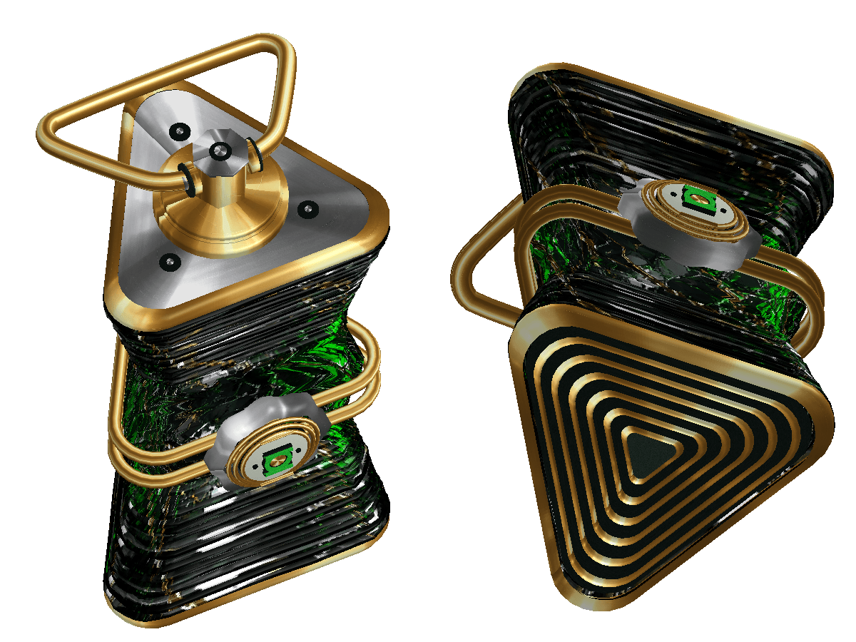 Thumbnail Top hinge and reconstructed underside rendered from the actual addon geometry. Transparent background; offline model views, not original prop photos or in-game screenshots.