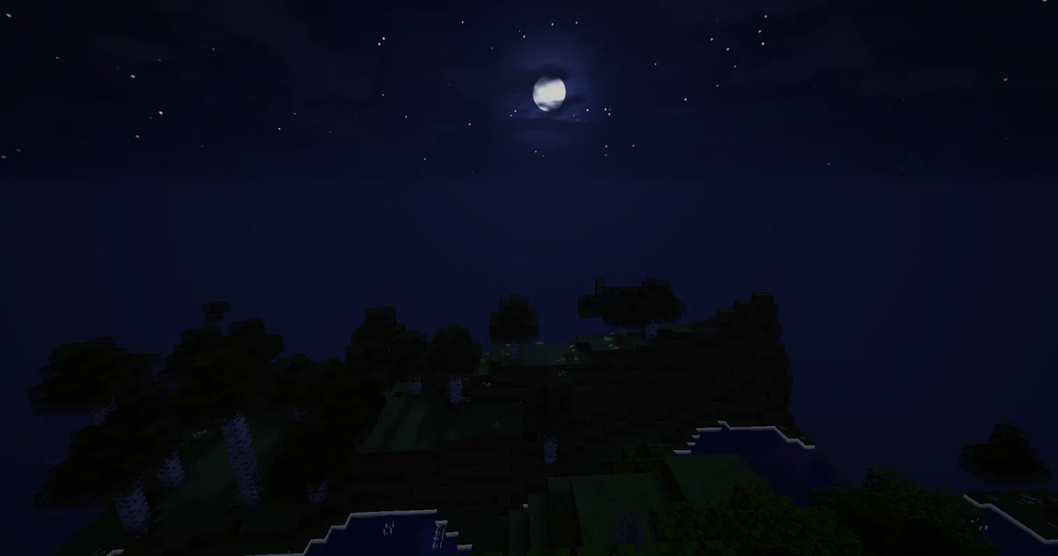 Thumbnail A glowing moon, twinkling stars and a deep blue night sky.