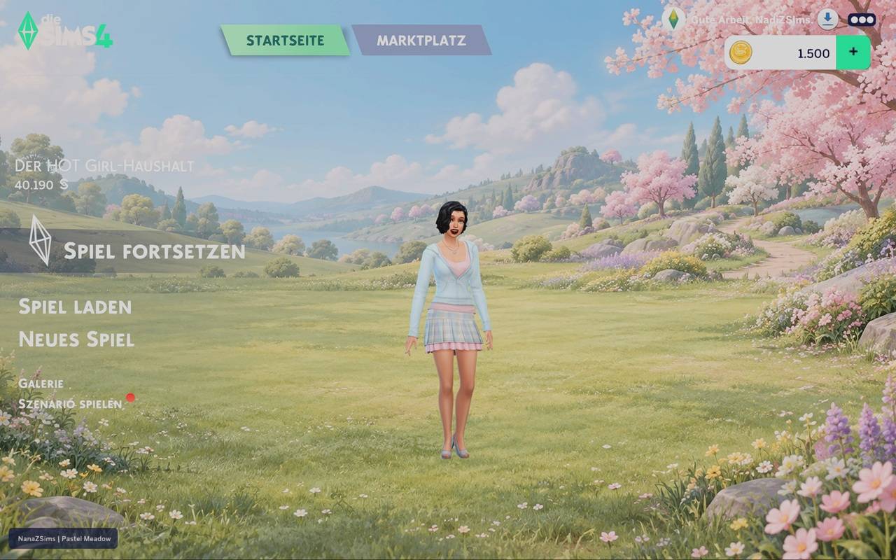 Mod Backgkround Main Menu Override| Pastel Meadow - The Sims 4 Mods - CurseForge