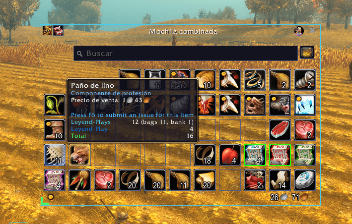 Counts in item tooltips