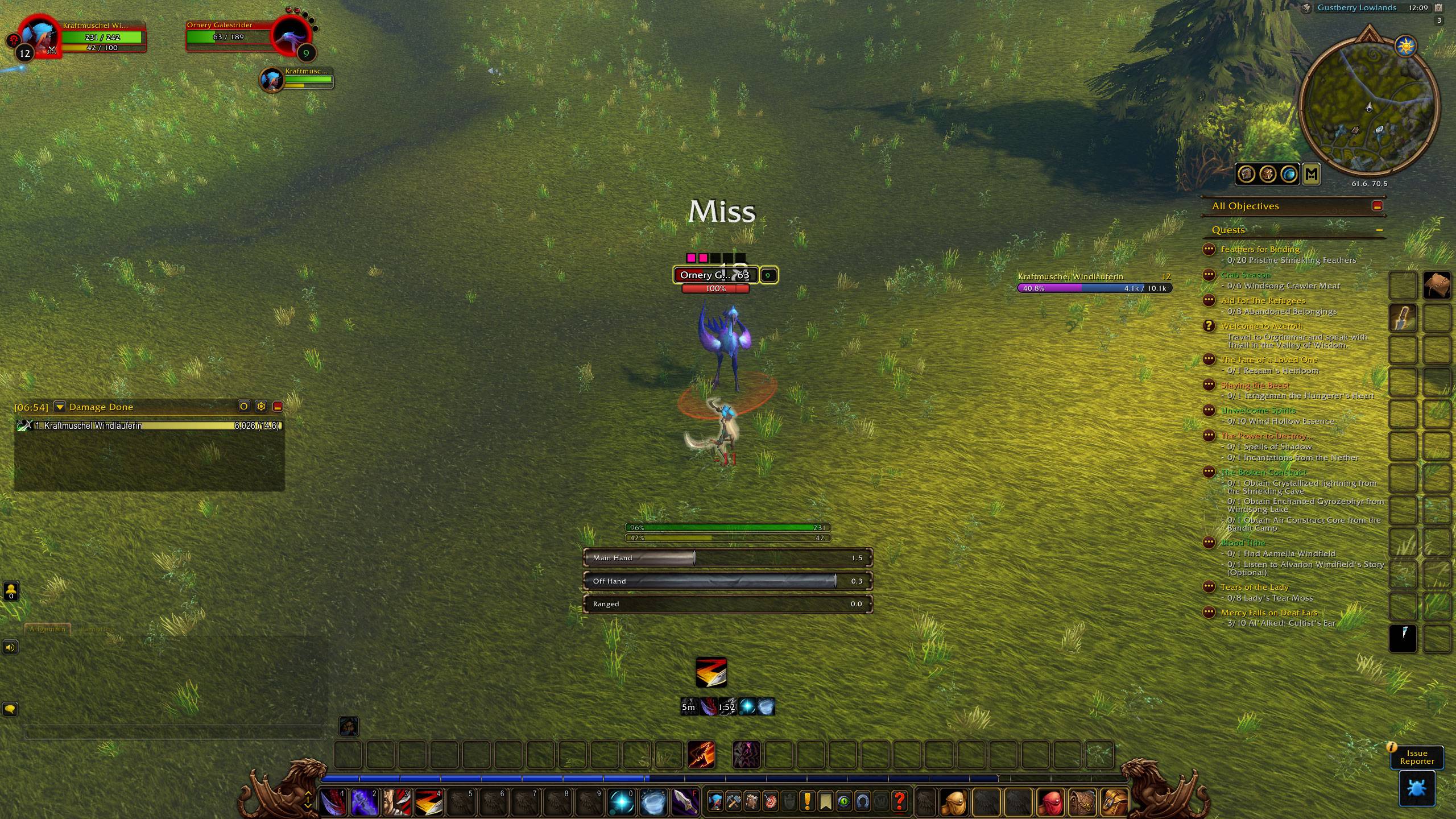 Healer/DPS threat