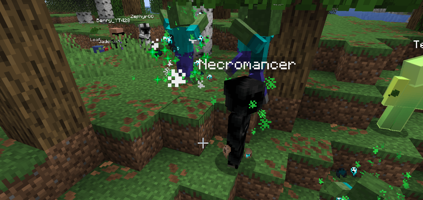 An image showing the Necromancer's spawning capabilities.