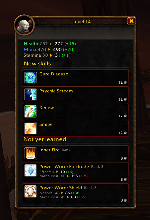 Thumbnail New skills at level 14 - Every new skill for your level with its price, plus missed ranks you can still pick up.