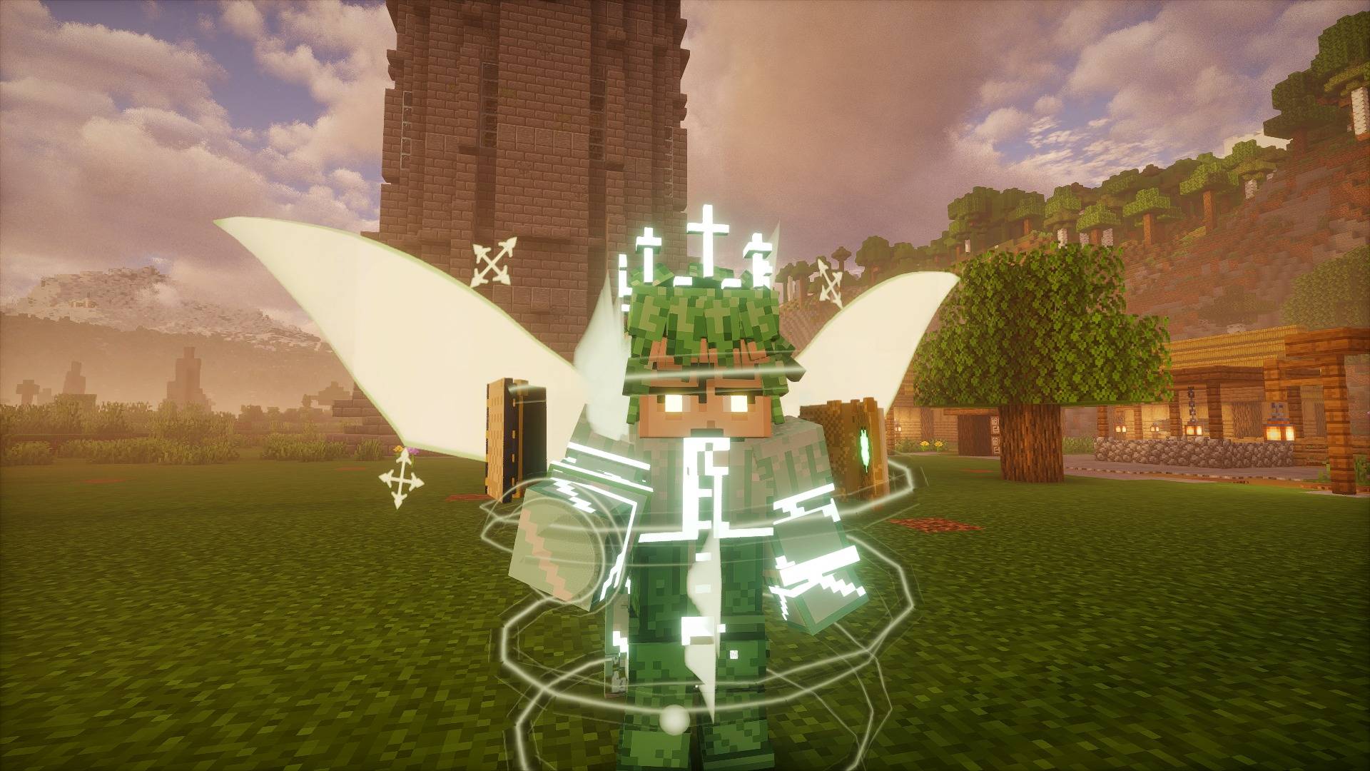 Thumbnail Yuno at Hage, under the Grimoire Tower.