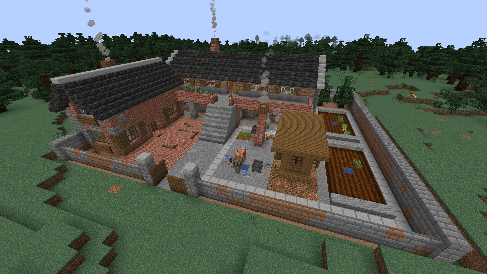 Thumbnail A naturally generated structure where you can move into a rustic home.