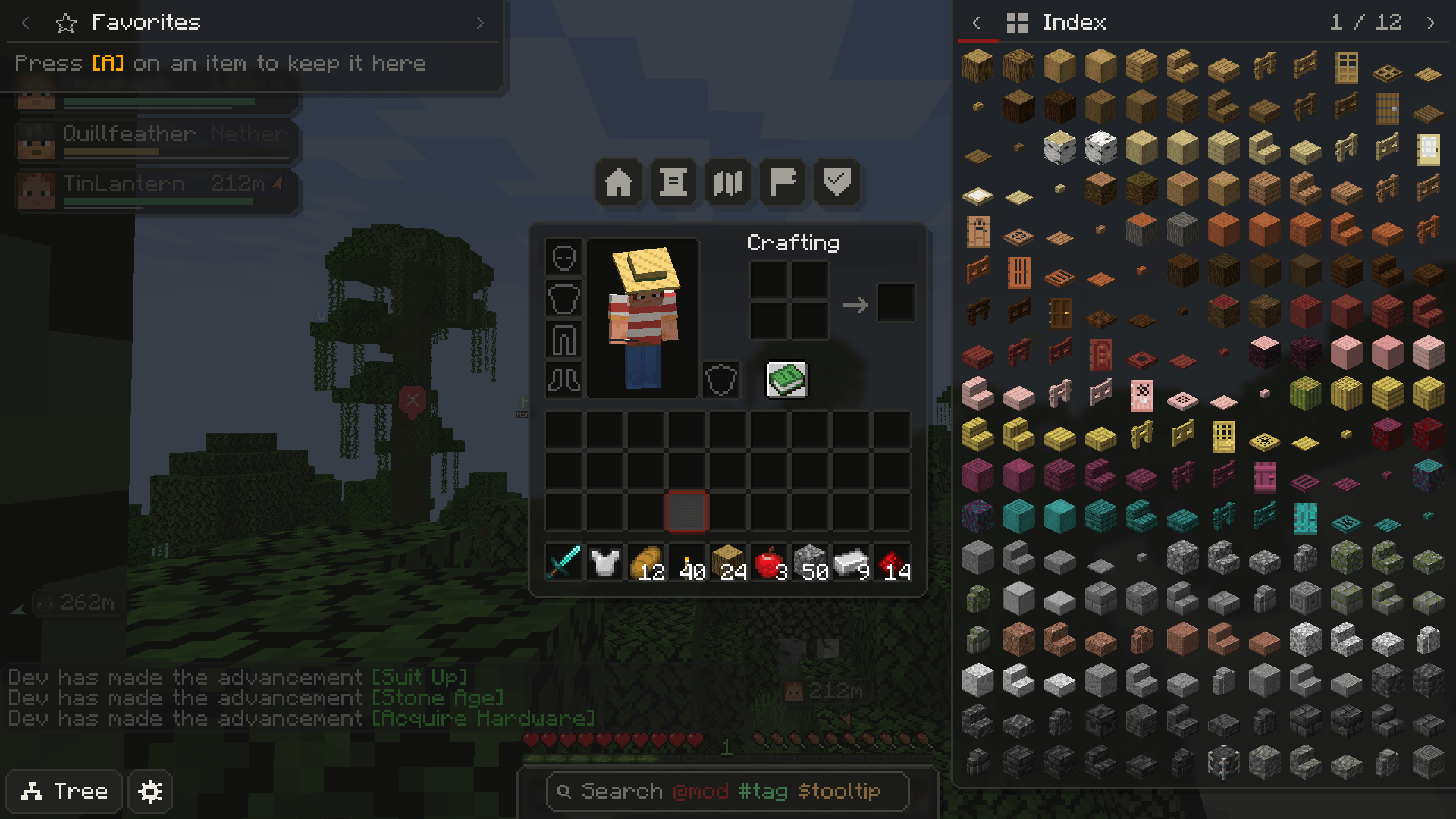 Inventory in Slate's style