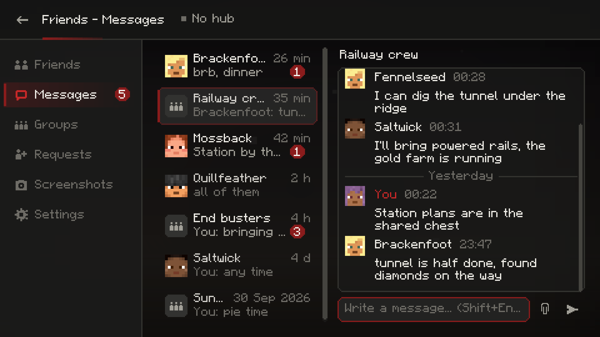 Messages