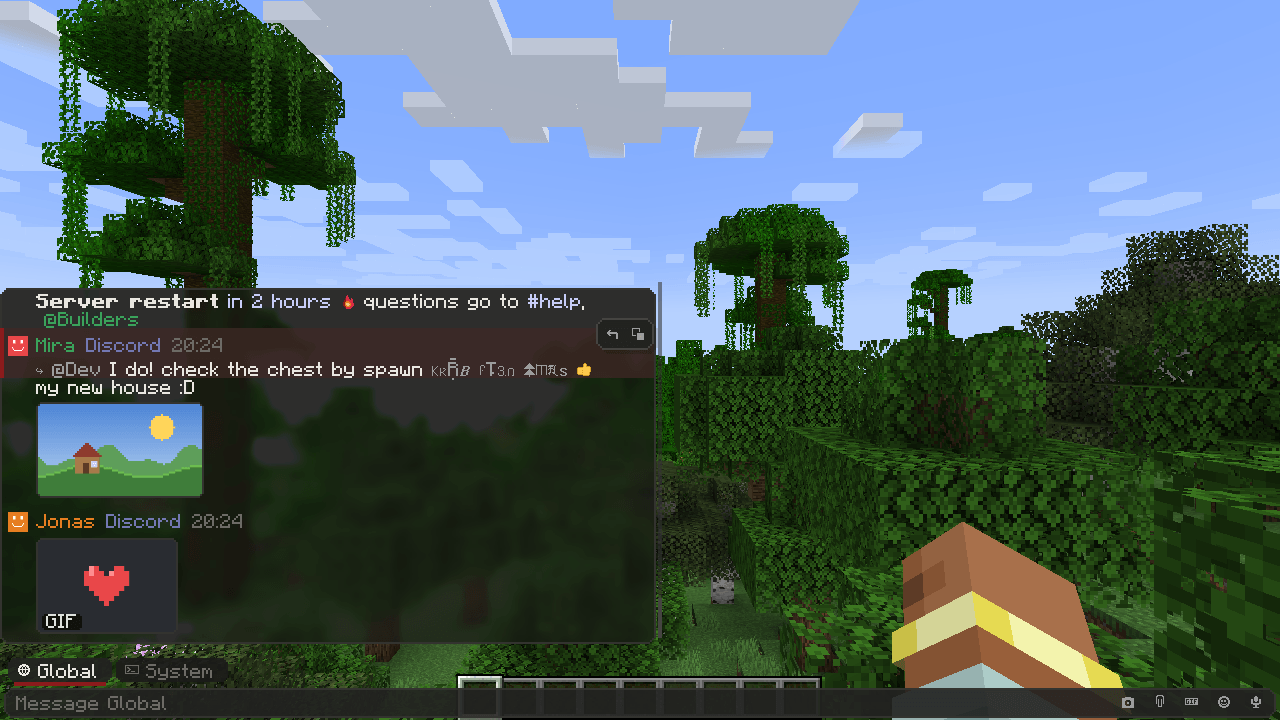 Discord in the game