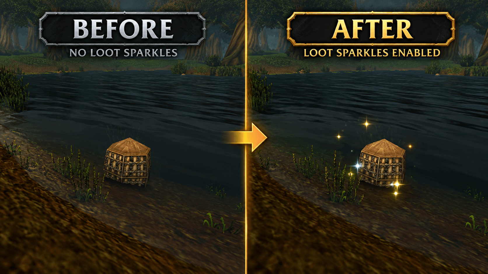 Before and After_ Loot Sparkles.png