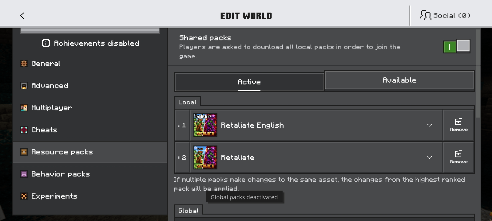 Add-on for English