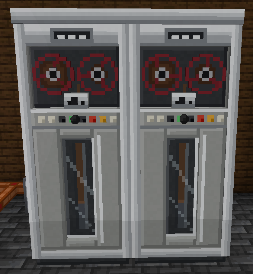 Mass Storage on Magnetic Tape Reels, can be connected to other terminals