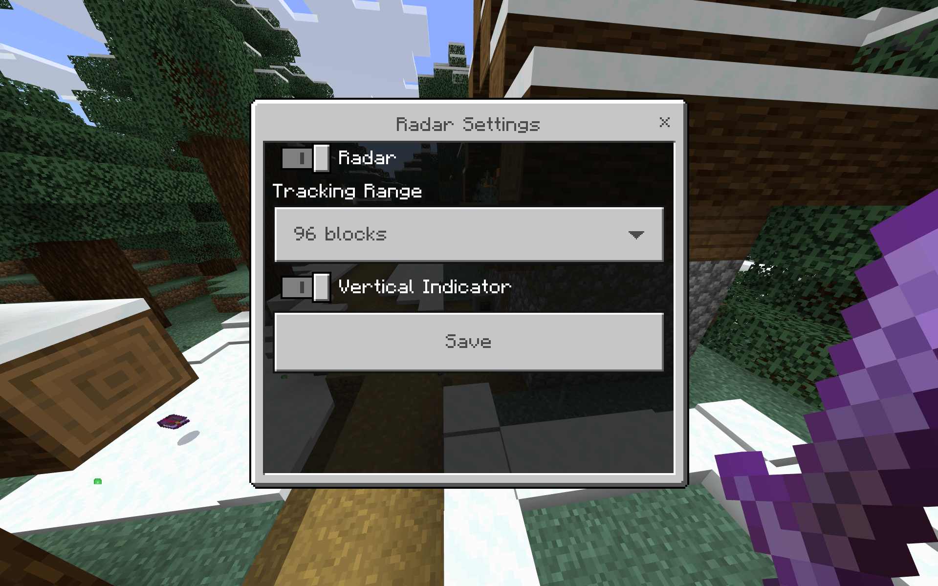 RaidRadar Settings