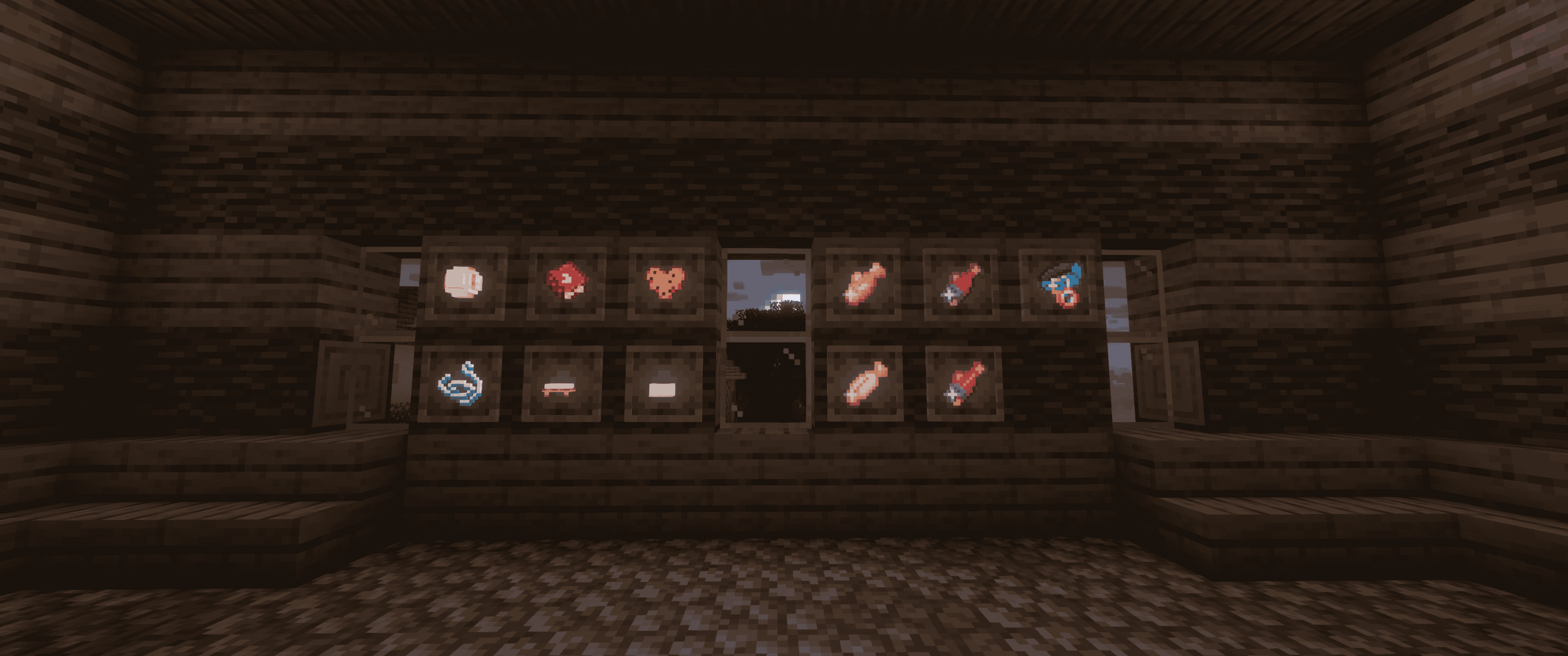 All of the new items in the mod
