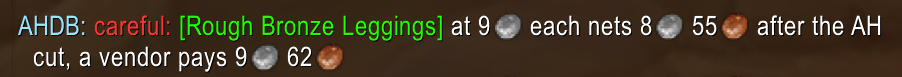 AHDB will tell you in chat and in the sell UI if you're about to sell something below Vendor Sell price!