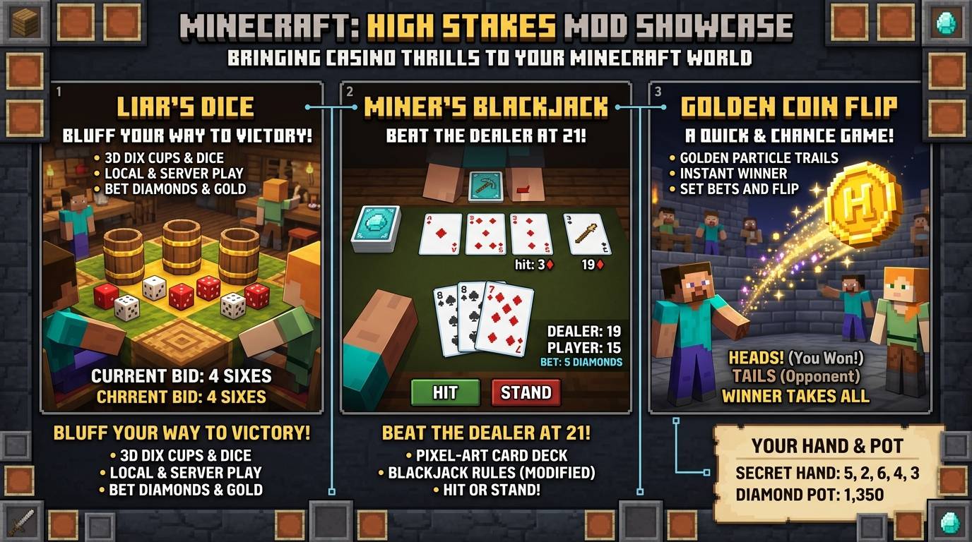 High Minecraft Base HighStakes - Minecraft Mods - CurseForge
