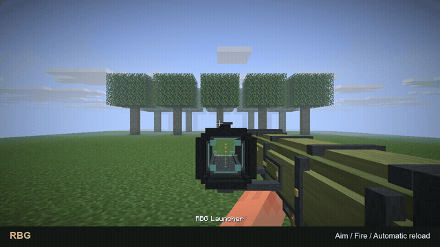 RBG actual gameplay aiming firing and impact