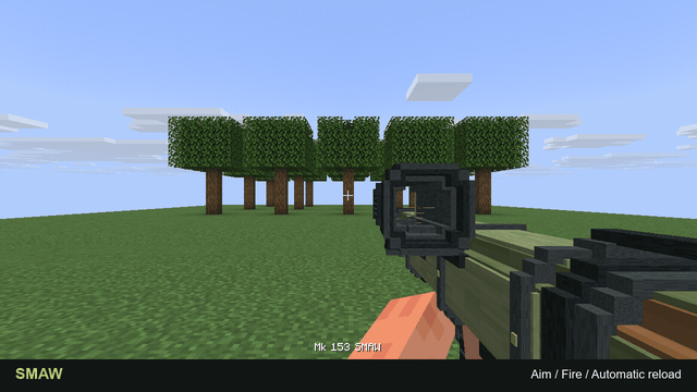 SMAW actual gameplay aiming firing and impact