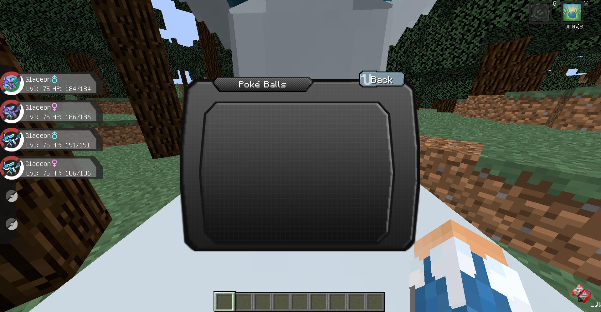 GUI Bag>Pokeballs