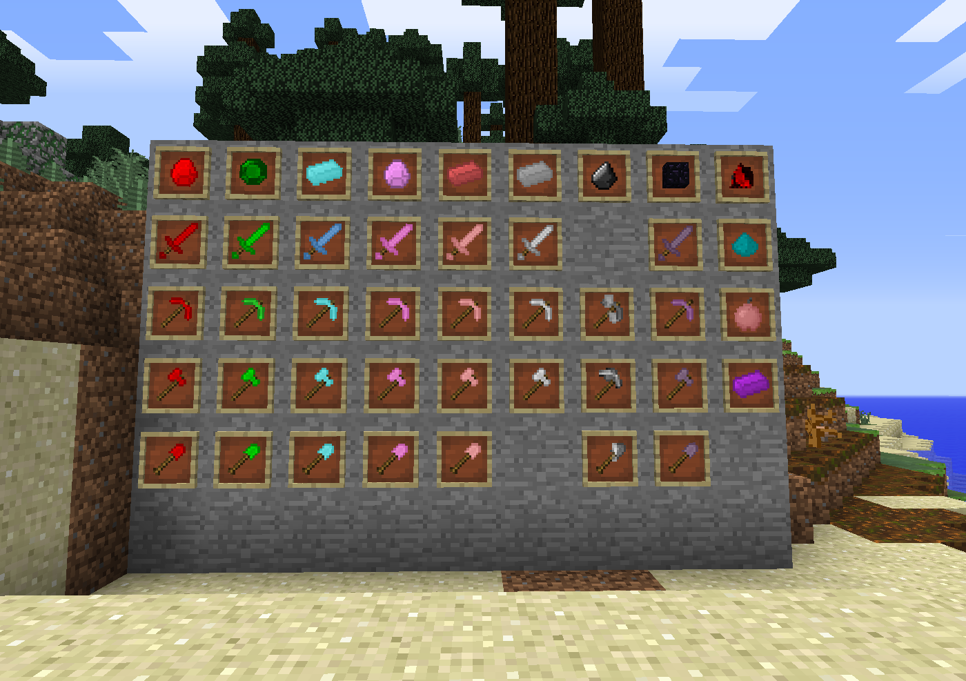 Tools And materials made off