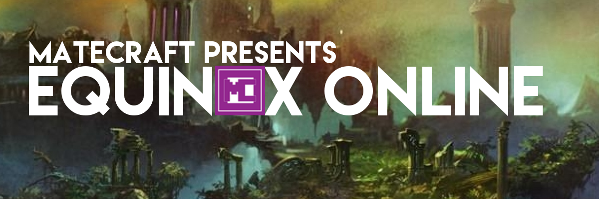 Official Banner for Equinox Online - Hosted at mc.matecraft.org