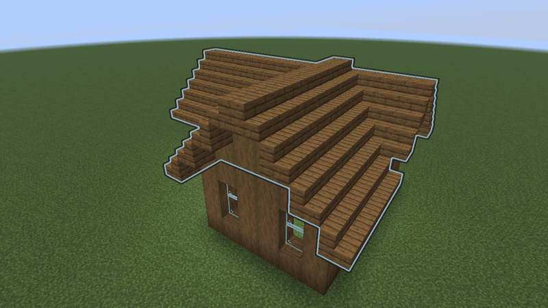 Thumbnail The preview only you can see, then the roof going up from the eaves, a few blocks per tick.