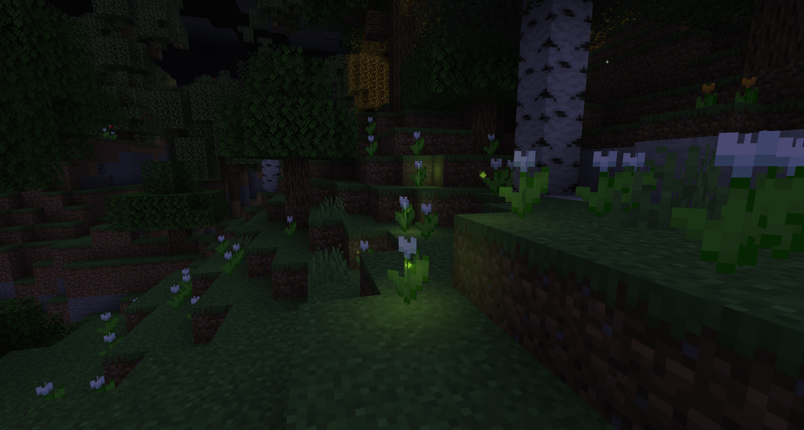 Fireflies with halo and glow effect (1.21-1-0.4.6+) (ATM10 Pack)