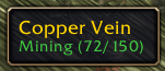 Mining — See your current and maximum Mining skill on supported ore vein tooltips.